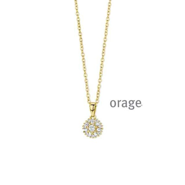 Orage | Ketting - Zilver