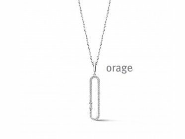 Orage | Ketting - Zilver