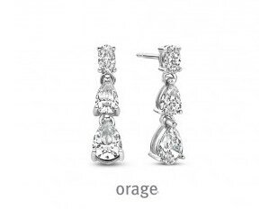 Orage | Oorbellen - Zilver