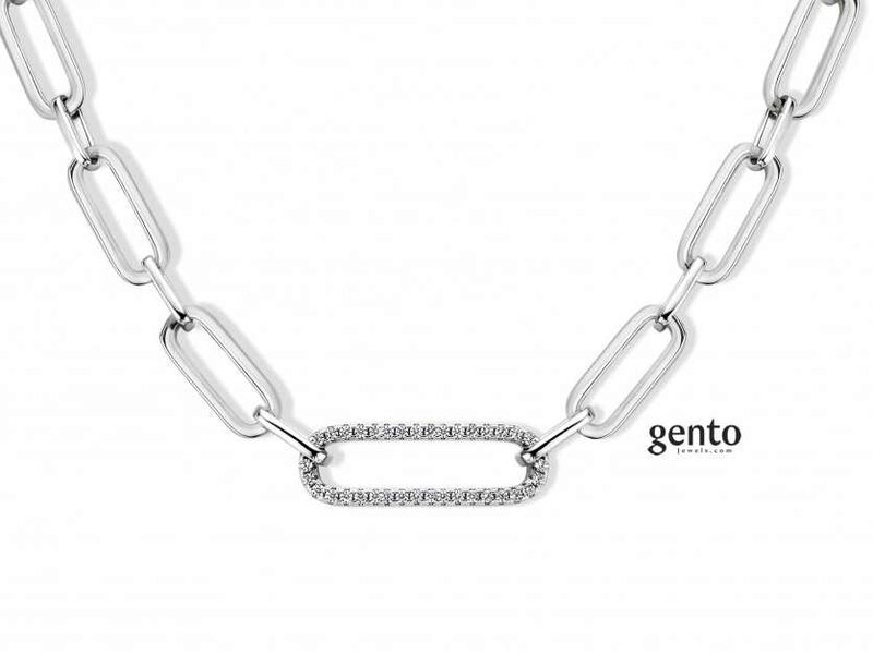 Gento Jewels | Ketting - Zilver