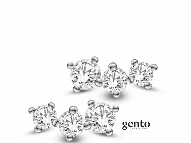 Gento Jewels | Oorbellen - Zilver