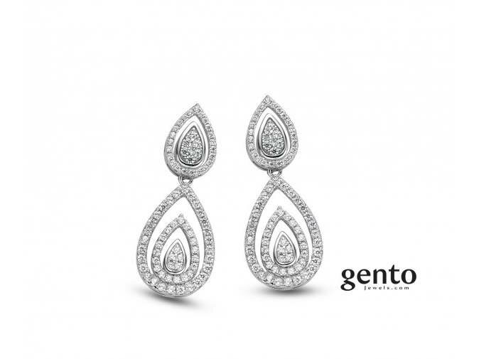 Gento Jewels | Oorbellen - Zilver