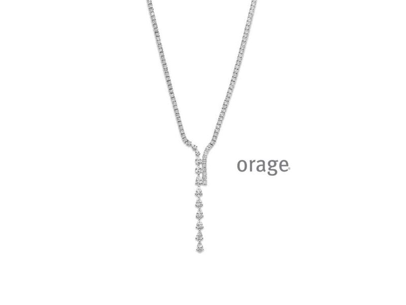 Orage | Ketting - Zilver