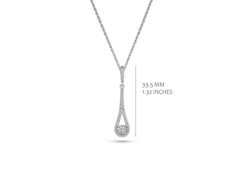 Silver Rose | Ketting - Zilver