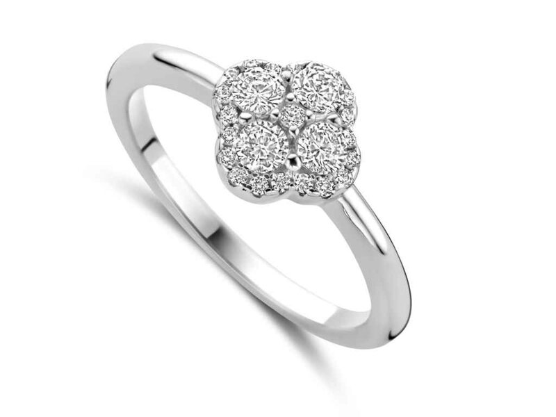 Silver Rose | Ring - Zilver