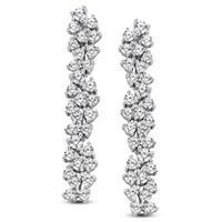 Silver Rose | Oorbellen - Zilver