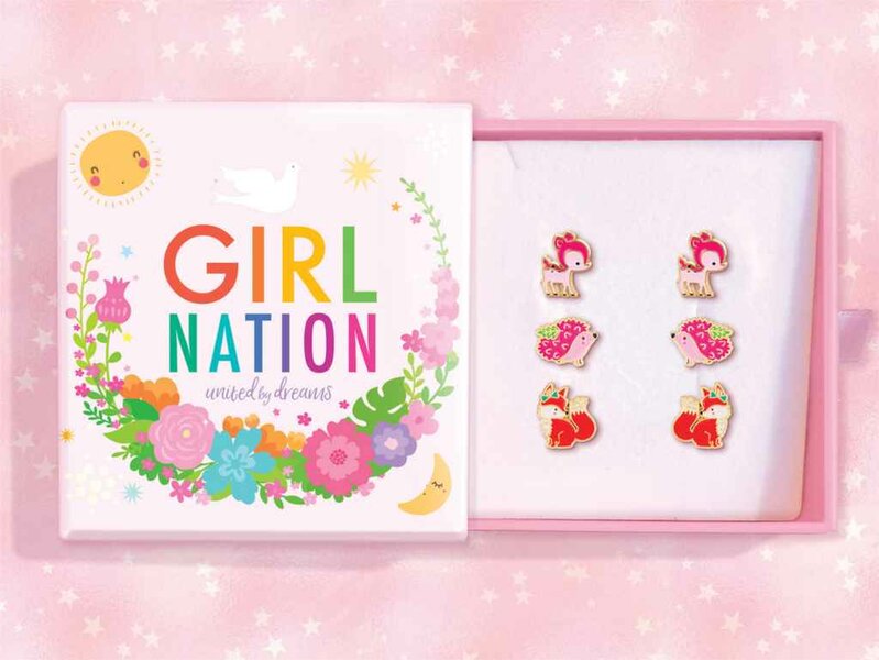Girl Nation | Oorbellen - Staal