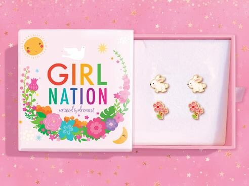 Girl Nation | Oorbellen - Staal