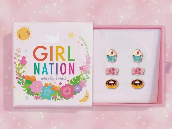 Girl Nation | Oorbellen - Staal