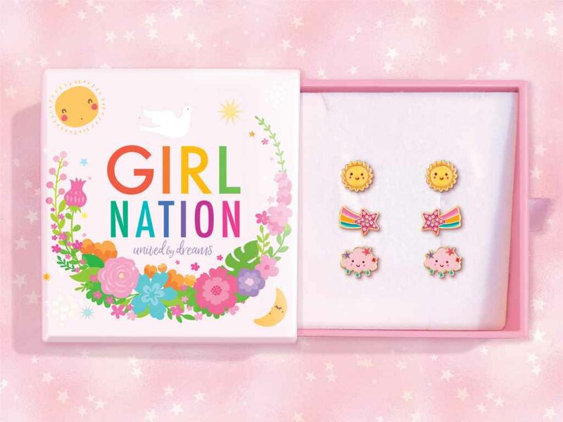 Girl Nation | Oorbellen - Staal