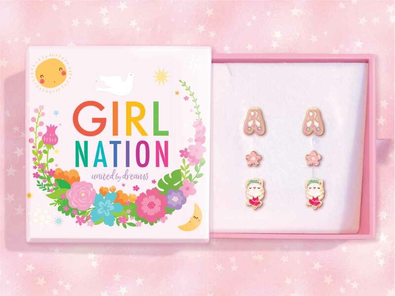 Girl Nation | Oorbellen - Staal