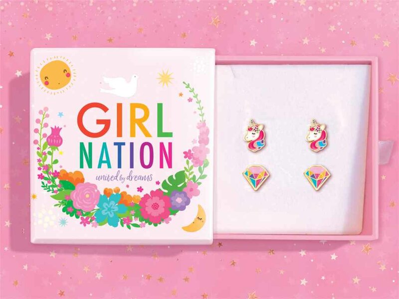 Girl Nation | Oorbellen - Staal