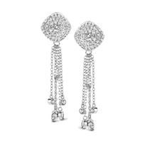 Silver Rose | Oorbellen - Zilver Silver Rose | Oorbellen - Zilver