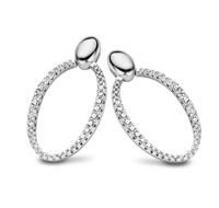 Silver Rose | Oorbellen - Zilver Silver Rose | Oorbellen - Zilver