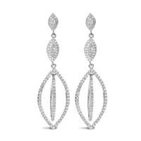 Silver Rose | Oorbellen - Zilver Silver Rose | Oorbellen - Zilver