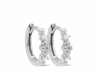 Karma | Oorbellen - Zilver