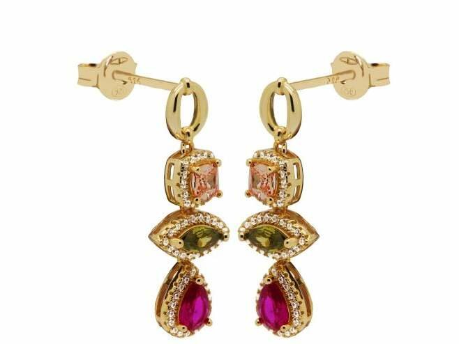 Karma | Oorbellen - Zilver