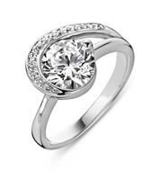 Silver Rose | Ring - Zilver